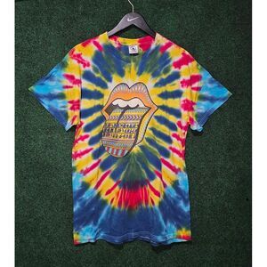 Vintage Rolling Stones Bridges to Babylon Tour Tie Dye band T-Shirt